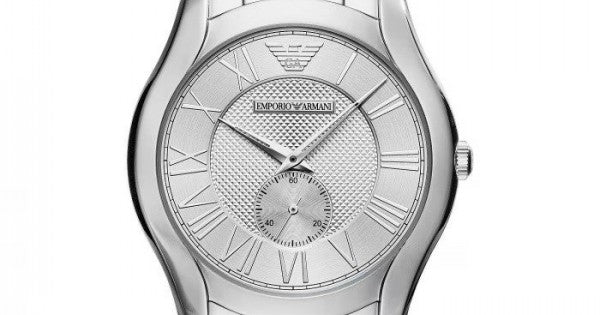 Emporio Armani Dress Quartz Silver Dial Silver Steel Strap Watch For Men - AR11084 - Image 7